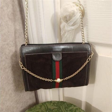 gucci bag with holes|Gucci suede crossbody bag.